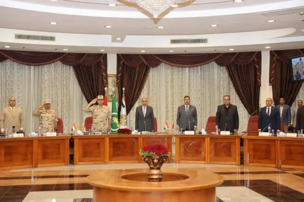 محافظ المنيا يشهد أعمال التدريب العملي لمجابهة الأزمات والكوارث الطبيعية صقر 148