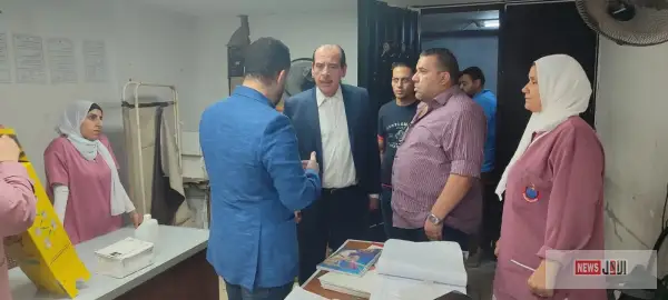 نائب وزير الصحة يحيل إدارة مستشفى أم المصريين للتحقيق بعد جولة مفاجئة تكشف قصور الخدمات والنظافة
