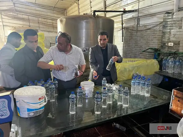 ضبط محطة غير مرخصة لتعبئة المياه المعدنية في القليوبية قبل طرحها بالأسواق.. والتحفظ على 80 ألف عبوة مخالفة