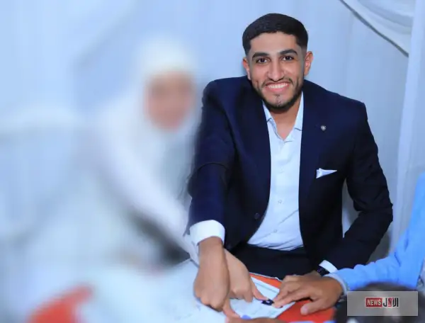 «الأول» يهنئ الأستاذ عبدالرحمن فوزي بمناسبة عقد قرانه