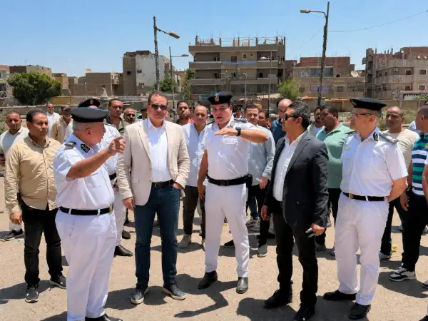 مدير أمن المنيا يقود حملة مكبرة لإزالة التعديات بمركزي سمالوط شرق وغرب