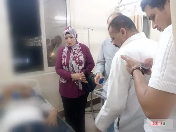 20 مصابًا و3 وفيات في حادثين بالمنيا.. وكيلة الصحة تتفقد المصابين بمستشفى صدر المنيا