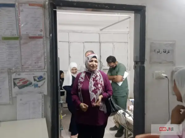 فجرًا.. في أولى جولاتها الميدانية.. وكيل صحة المنيا تتفقد مستشفى الفكرية المركزي في زيارة مفاجئة