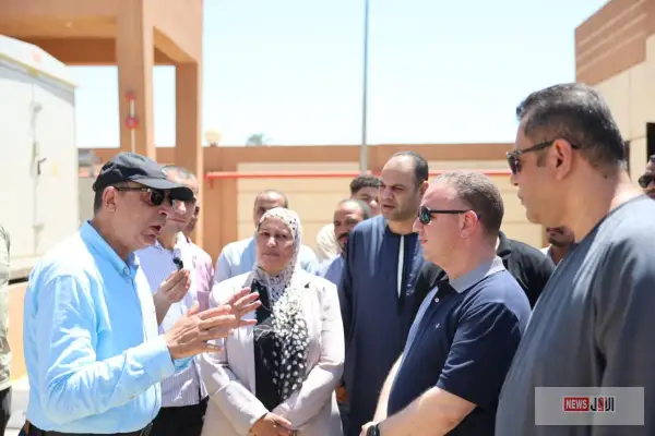 ضمن «حياة كريمة».. محافظ المنيا يتابع أعمال محطة رفع صرف صحي بقرية بني حافظ بملوي