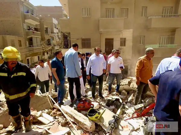 أهالي شاهين بالمنيا: سرعة تحرك القيادات الأمنية دعمت جهود إنقاذ ضحايا انهيار العقار