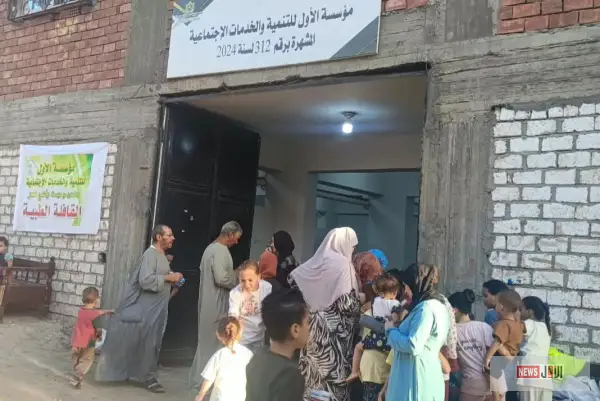 قافلة طبية مجانية لمؤسسة الأول للتنمية والخدمات الاجتماعية بقرية زهرة في المنيا