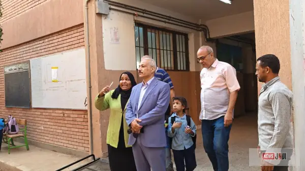 إحالة مدير مدرسة للتحقيق.. وكيل تعليم المنيا يتفقد 4 مدارس بتلة ويتابع انتظام الدراسة