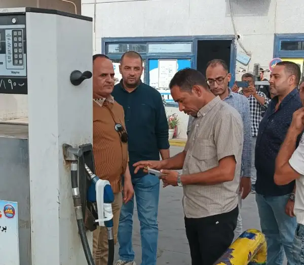 ضبط محطة وقود بالمنيا للتلاعب في عداد طلمبات البنزين