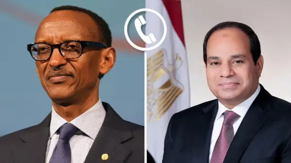 السيسي وكاجامي يبحثان تعزيز التعاون الثنائي والتكامل الإقليمي في حوض النيل وشرق أفريقيا