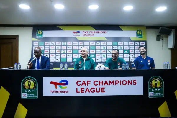 كولر والشناوي يتحدثان في المؤتمر الصحفي قبل مواجهة الأهلي وصن داونز في نصف نهائي دوري الأبطال