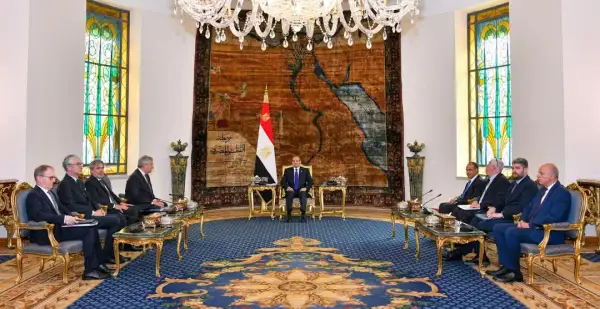 الرئيس السيسي يبحث مع نائب رئيس وزراء إيطاليا تعزيز التعاون الثنائي وتطورات الأوضاع الإقليمية