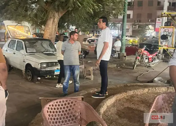 تحرير 7 محاضر إشغال طريق في حملة مفاجئة على الكافيهات بأبراج الجامعة شمال المنيا