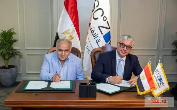 باستثمارات 4 ملايين دولار.. اقتصادية قناة السويس توقع عقد مشروع "مارينيرو" للملابس الجاهزة بالقنطرة غرب