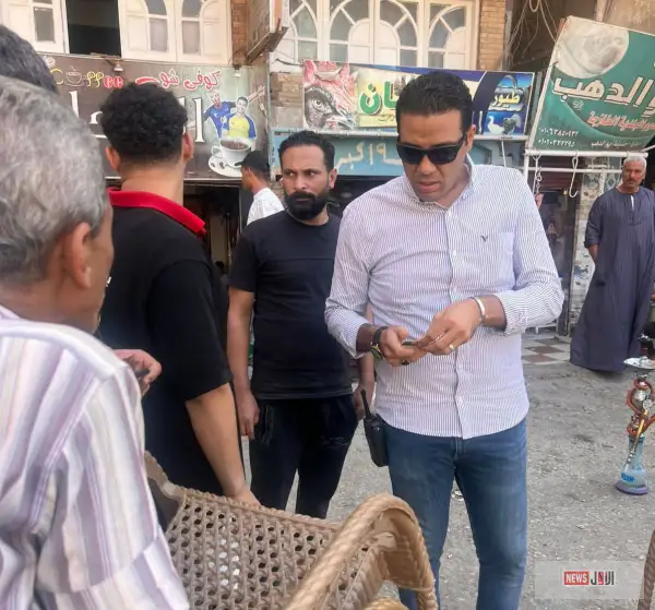 إدارة الإشغالات تواصل حملات رفع التعديات بحي غرب المنيا