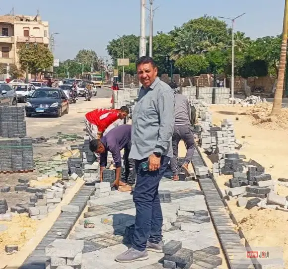 المنيا تواصل الليل بالنهار للانتهاء من تطوير ميدان النيل