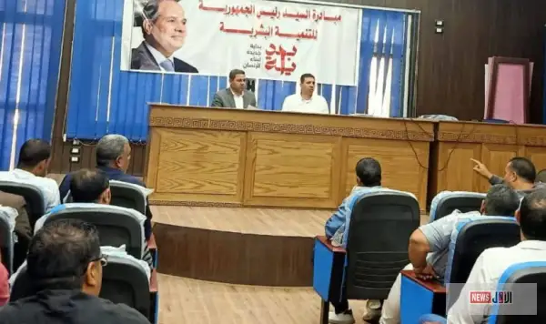 رئيس مدينة المنيا يعقد اجتماعاً لمتابعة ملفات العمل واستعراض الموقف التنفيذي للقرى والأحياء